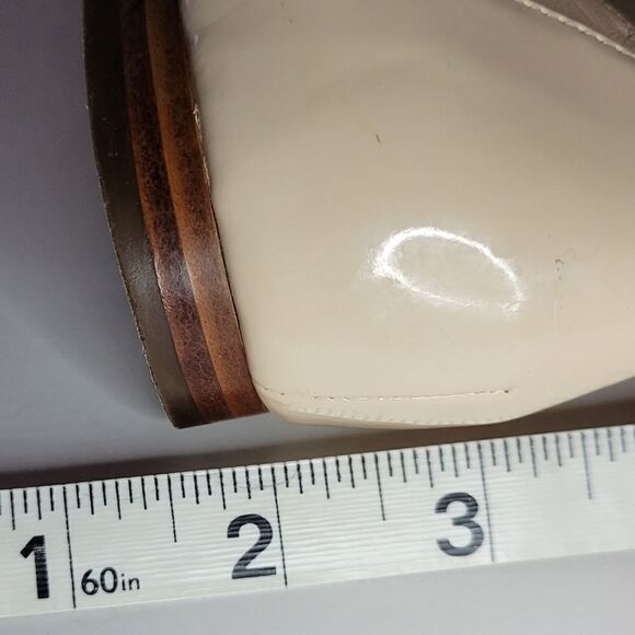 Alice Scalloped Skimmer Flat, Froth/Patent - Picture 10 of 12